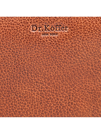 Портмоне Dr.Koffer из натуральной кожи коричневое