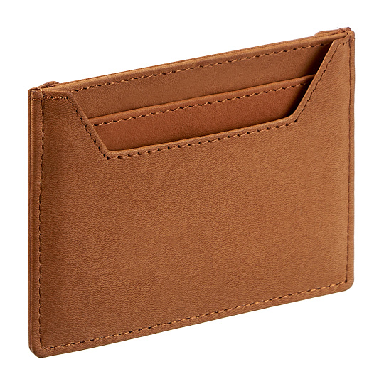 Кредитница Dr.Koffer из натуральной кожи коричневая