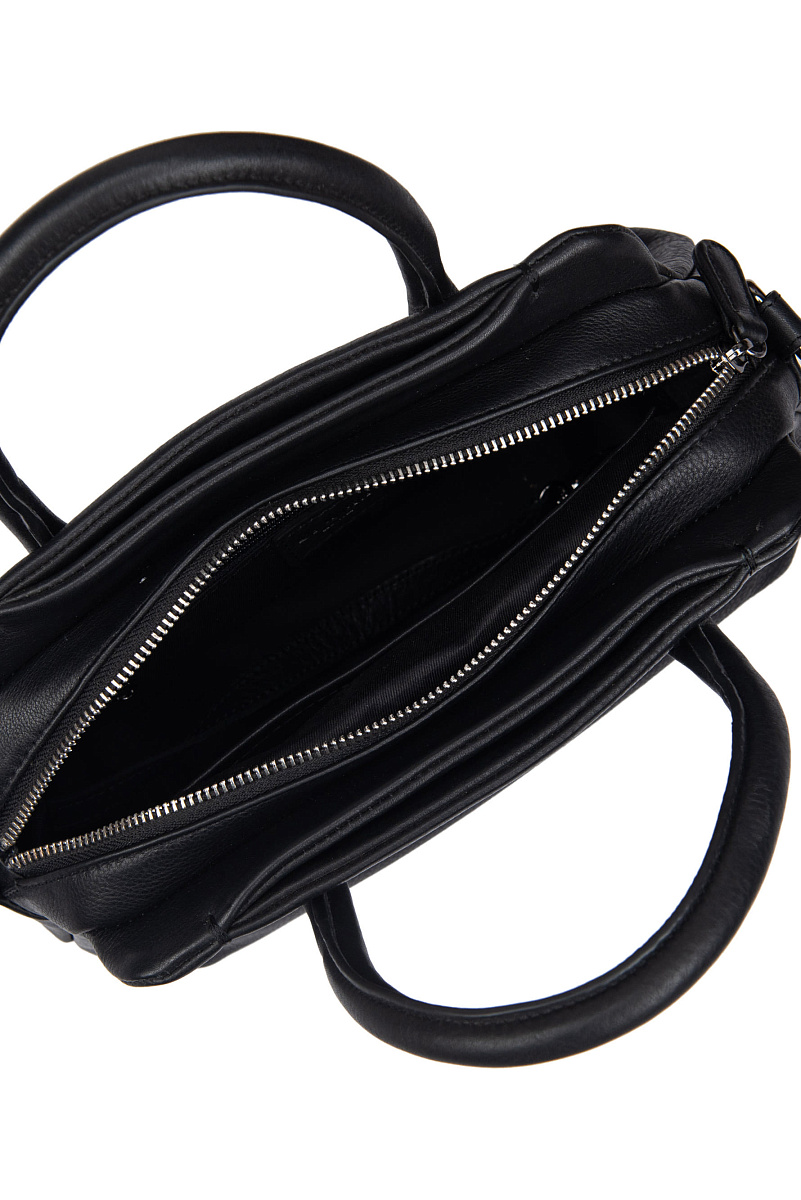 Женская сумка Dr.Koffer из натуральной кожи черная