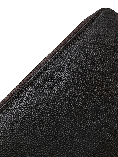 Портмоне Dr.Koffer из натуральной кожи коричневое