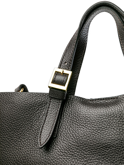 Женская сумка Dr.Koffer из натуральной кожи темно-коричневая