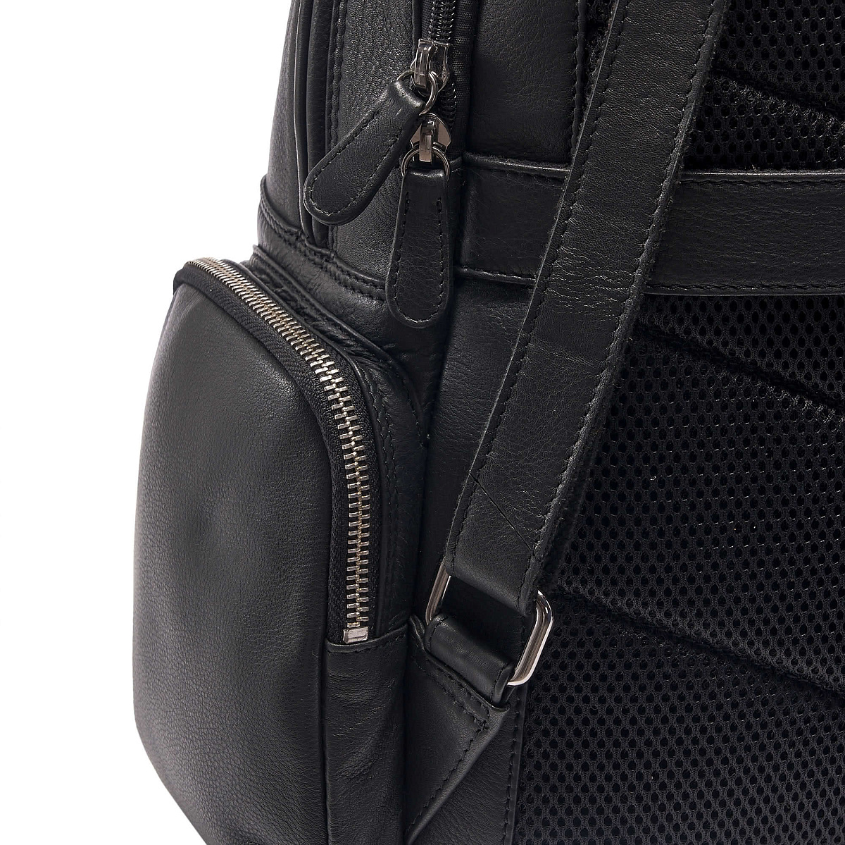 Рюкзак Dr.Koffer из натуральной кожи черный