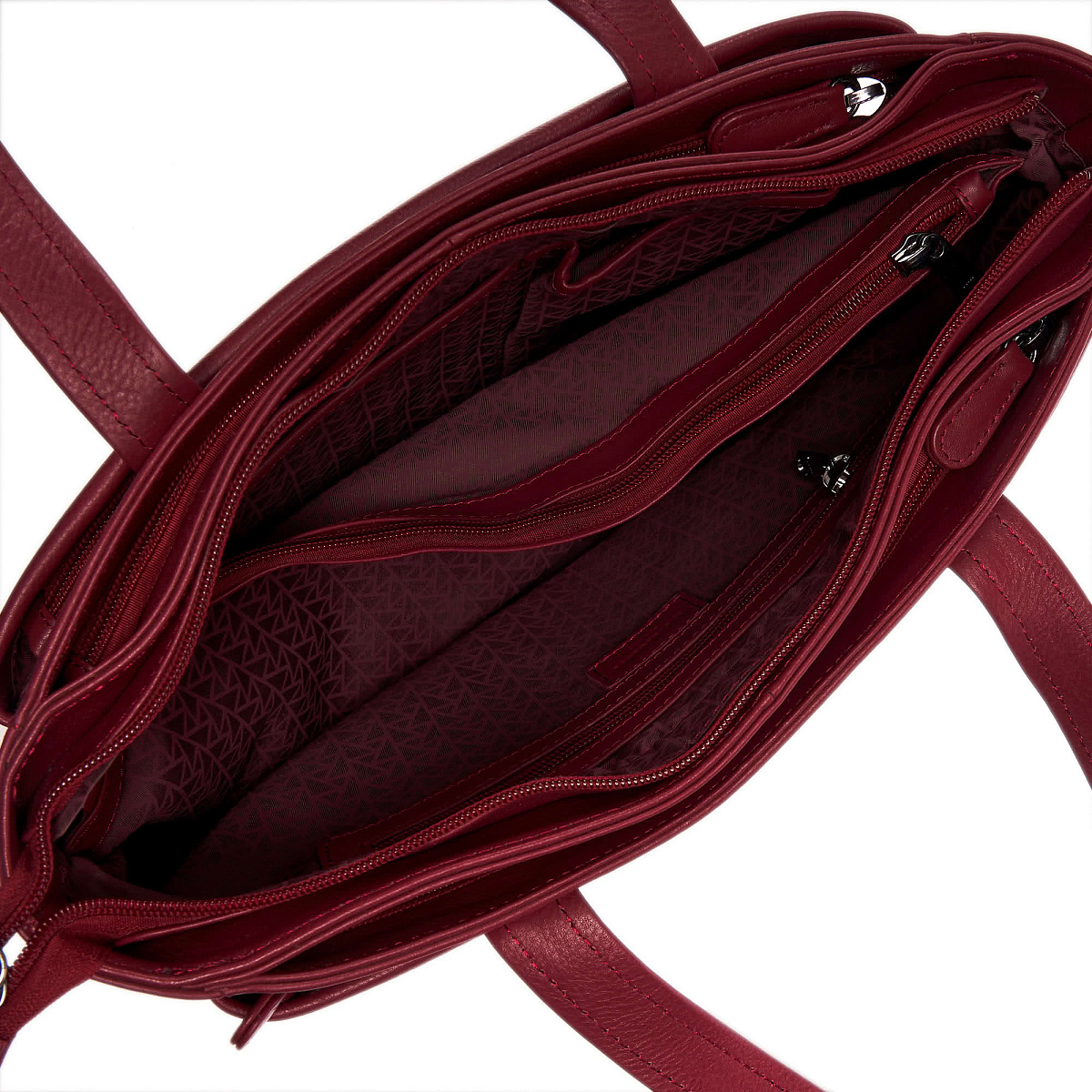 Женская сумка Dr. Koffer из натуральной кожи бордовая