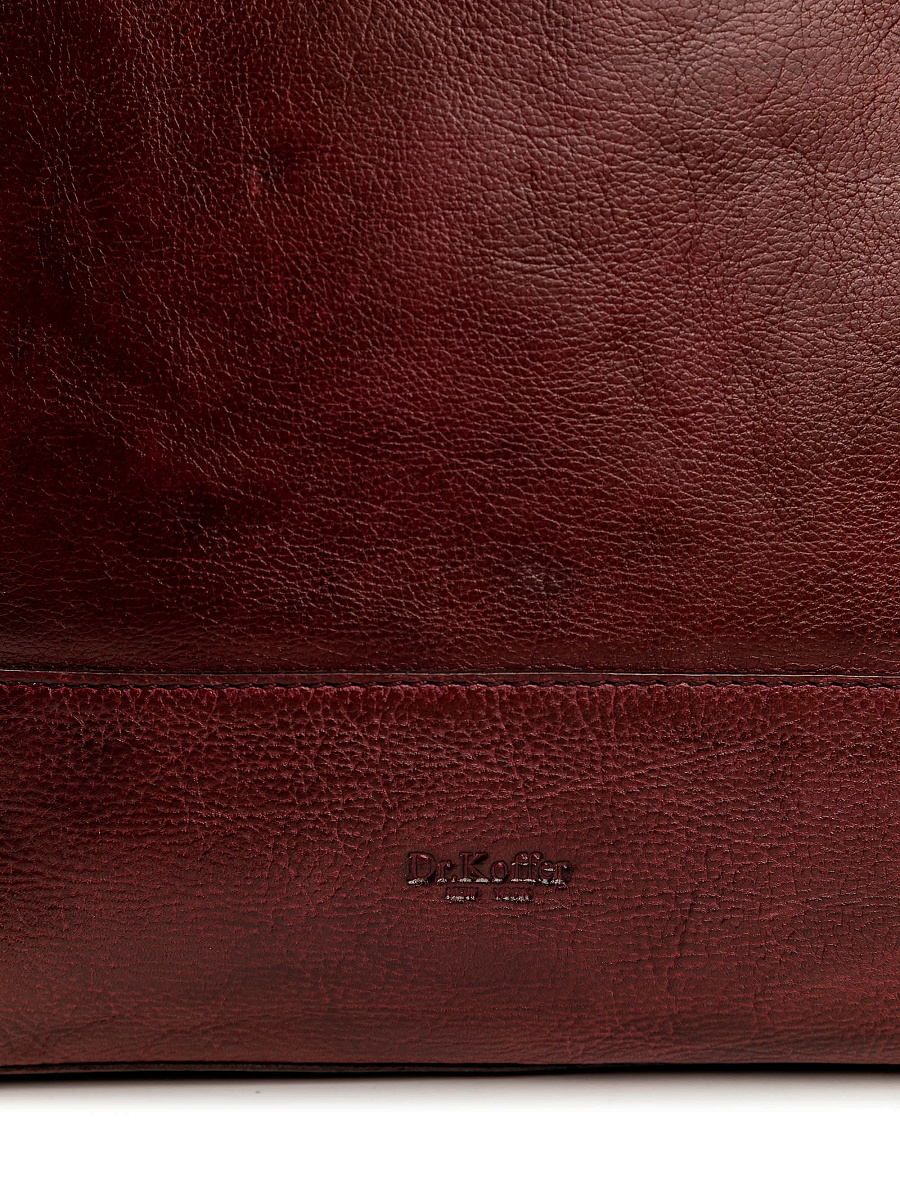 Рюкзак Dr.Koffer из натуральной кожи бордовый