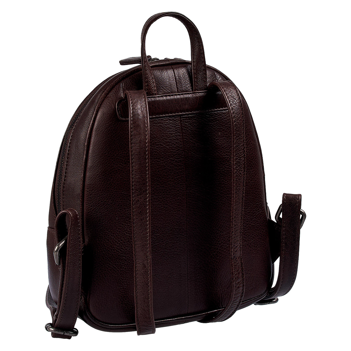 Рюкзак Dr.Koffer из натуральной кожи темно-коричневый
