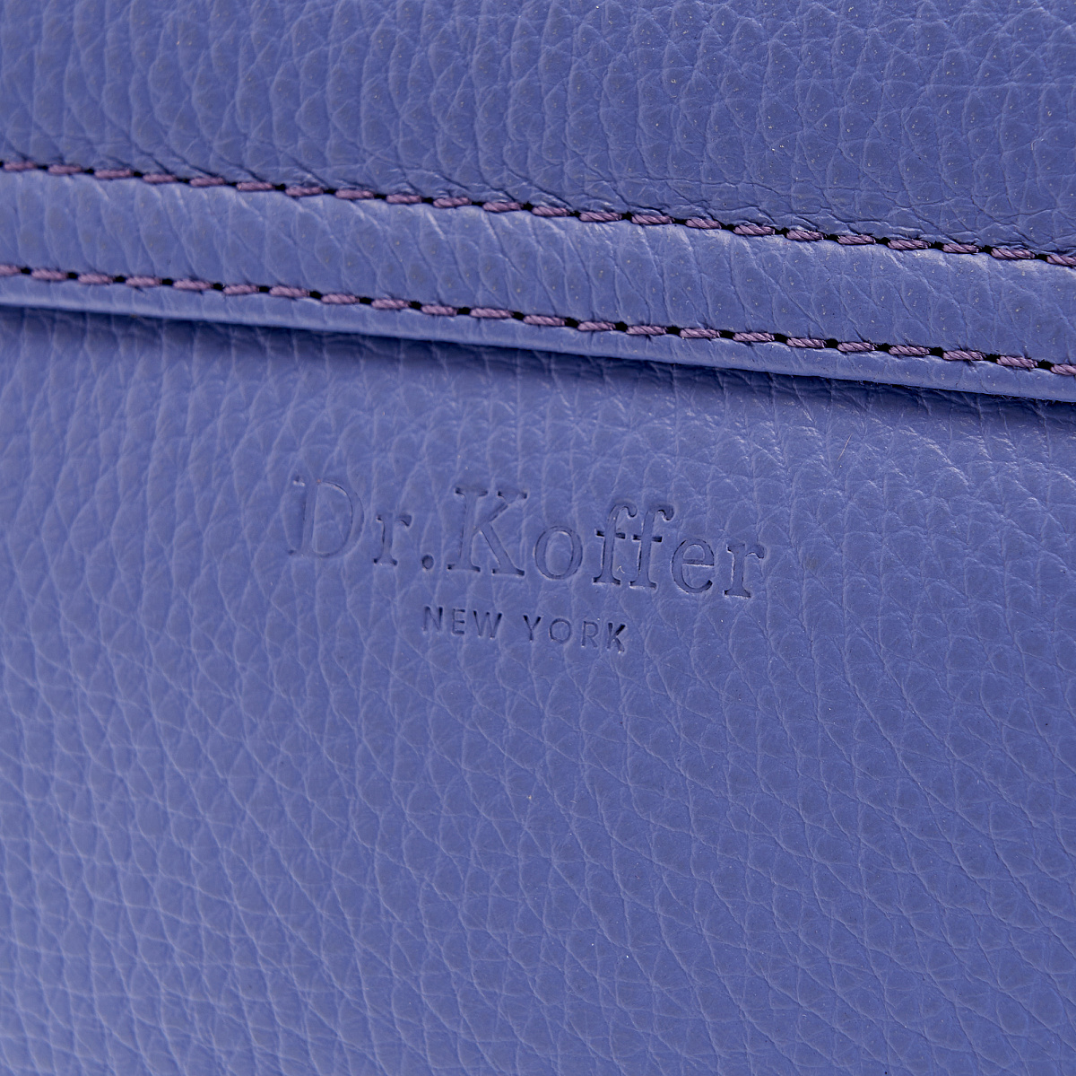 Женская сумка Dr. Koffer из натуральной кожи фиолетовая