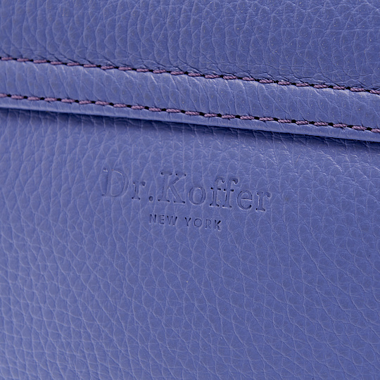 Женская сумка Dr. Koffer из натуральной кожи фиолетовая