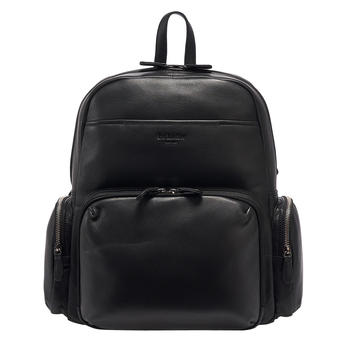 Рюкзак Dr.Koffer из натуральной кожи черный