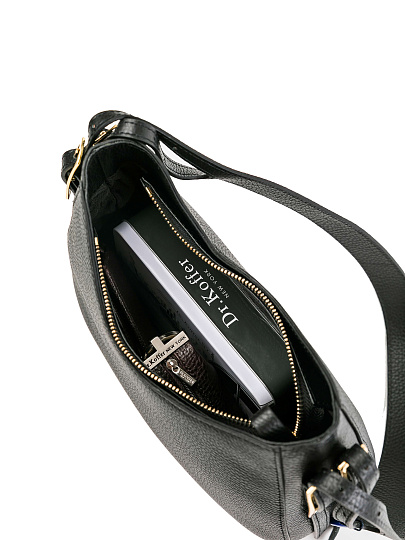 Женская сумка Dr.Koffer из натуральной кожи черная