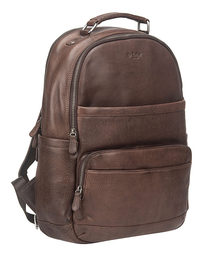 Рюкзак Dr. Koffer из натуральной кожи коричневый