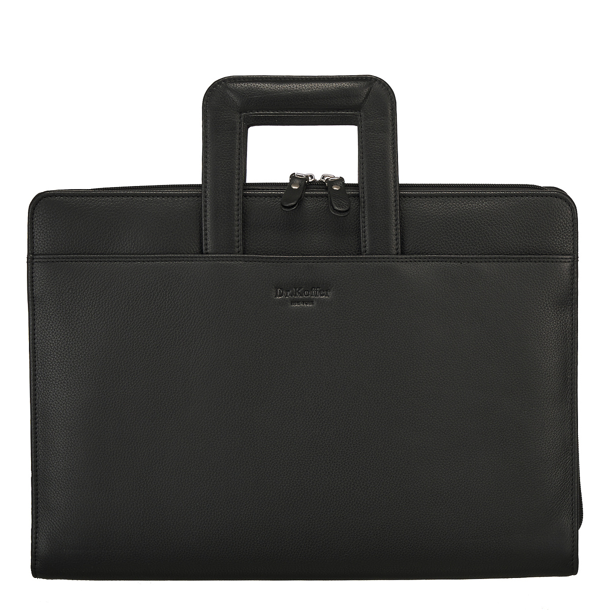 Папка для документов с ручкой Dr. Koffer из натуральной кожи