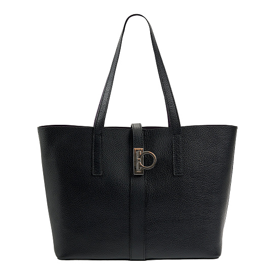 Женская сумка Dr. Koffer из натуральной кожи черная