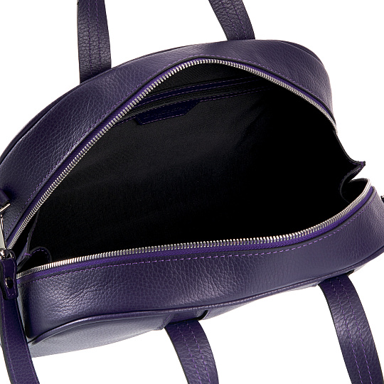 Женская сумка Dr. Koffer из натуральной кожи фиолетовая