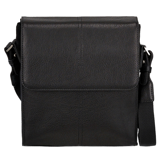 Сумка через плечо Dr.Koffer из натуральной кожи черная