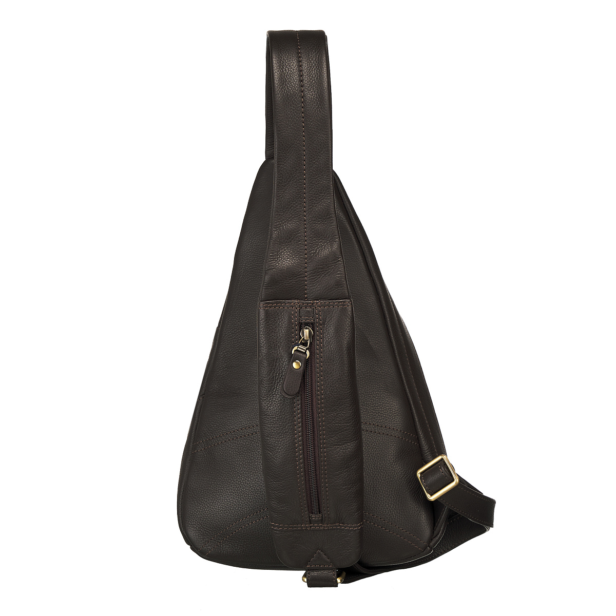 Рюкзак Dr.Koffer из натуральной кожи темно-коричневый