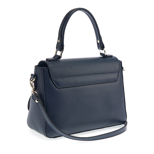 Женская сумка Dr. Koffer из натуральной кожи синяя