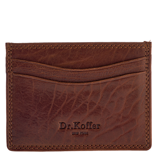 Кредитница Dr.Koffer из натуральной кожи коричневая