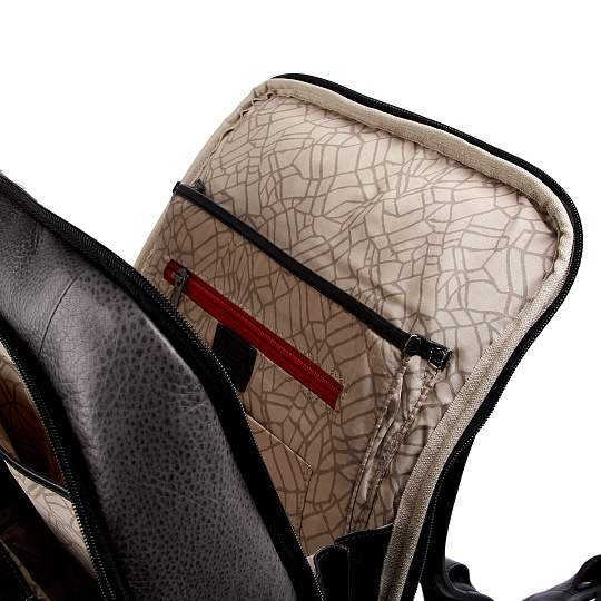 Рюкзак Dr.Koffer из натуральной кожи серый