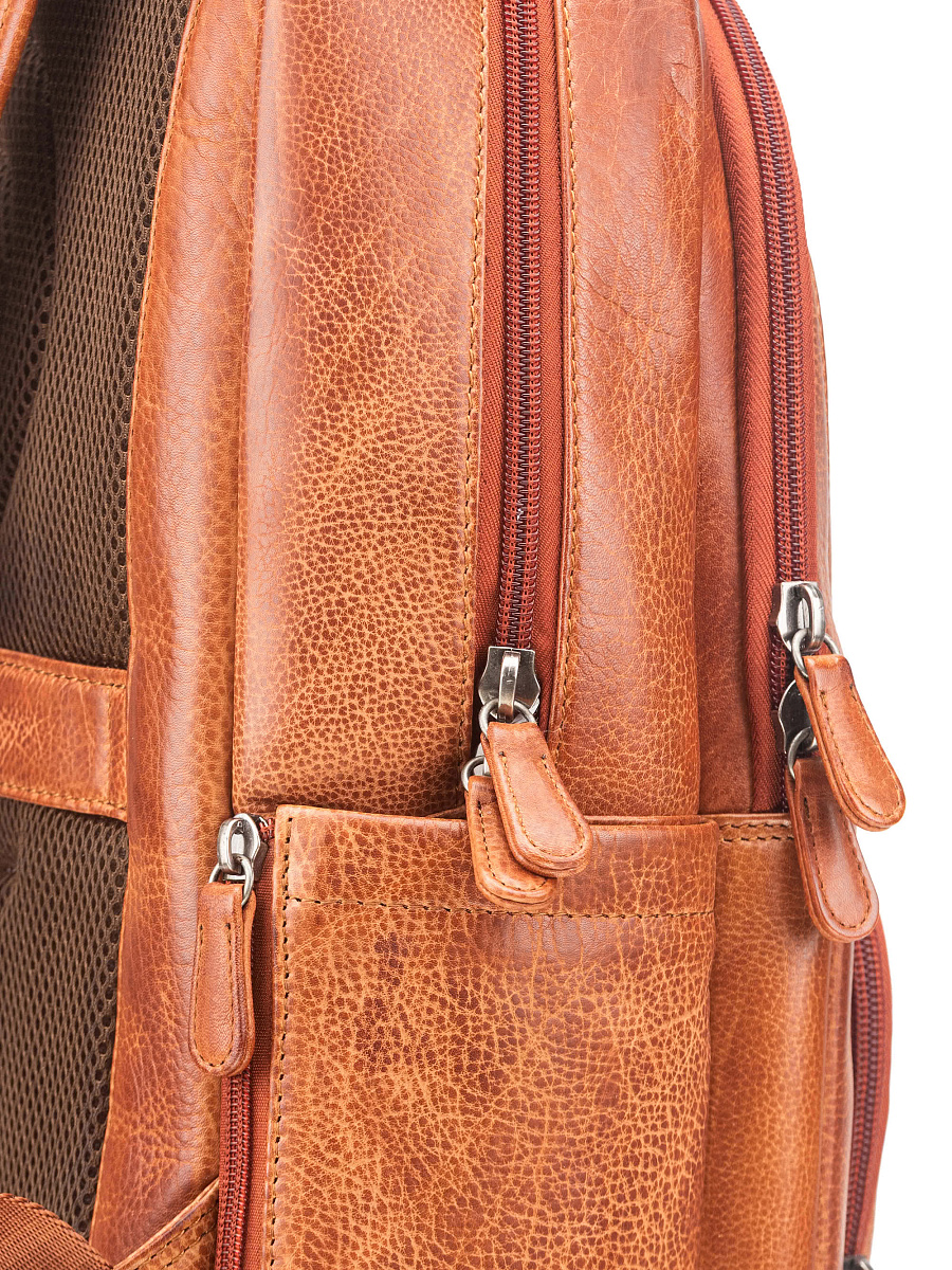 Рюкзак Dr. Koffer из натуральной кожи коричневый