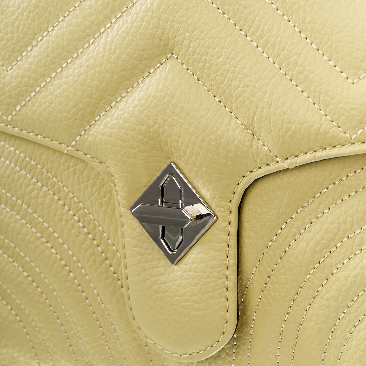 Женская сумка Dr. Koffer из натуральной кожи желтая