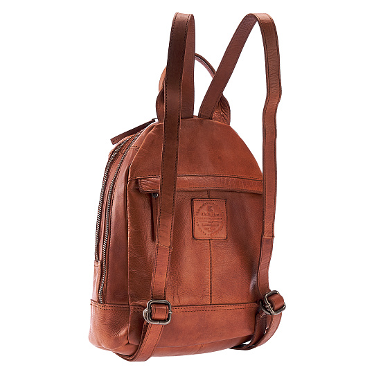Рюкзак Dr.Koffer из натуральной кожи светло-коричневый