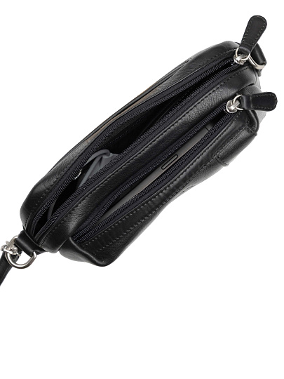 Сумка-визитка Dr. Koffer из натуральной кожи черная