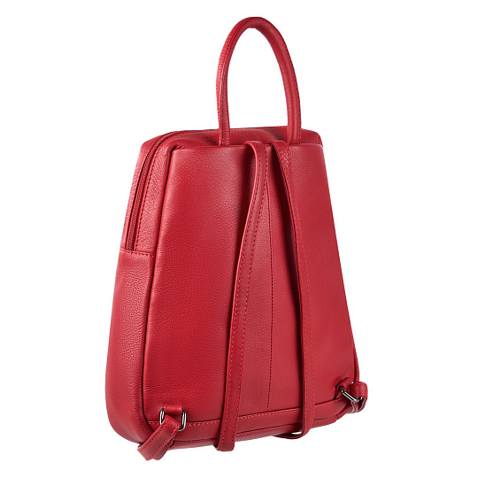 Рюкзак Dr.Koffer из натуральной кожи красный