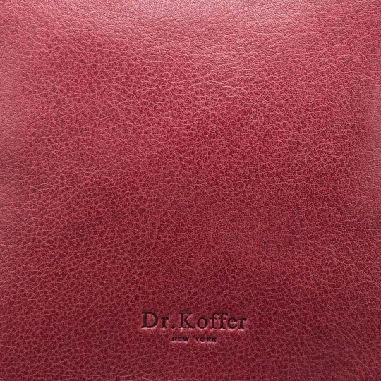 Женская сумка Dr.Koffer из натуральной кожи красная
