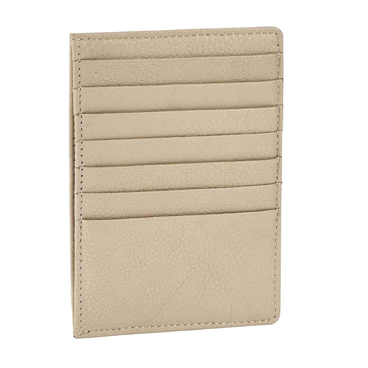 Кредитница Dr.Koffer из натуральной кожи бежевая