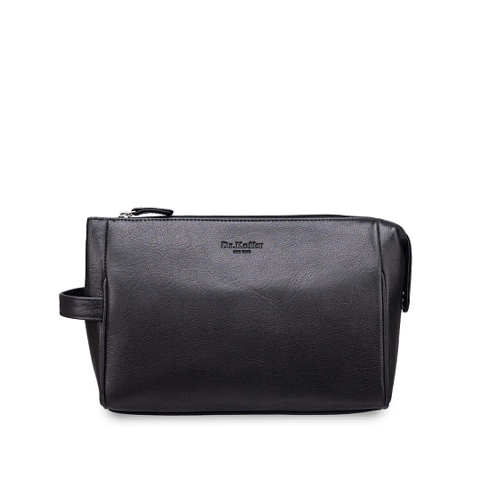 Несессер Dr. Koffer из натуральной кожи черный