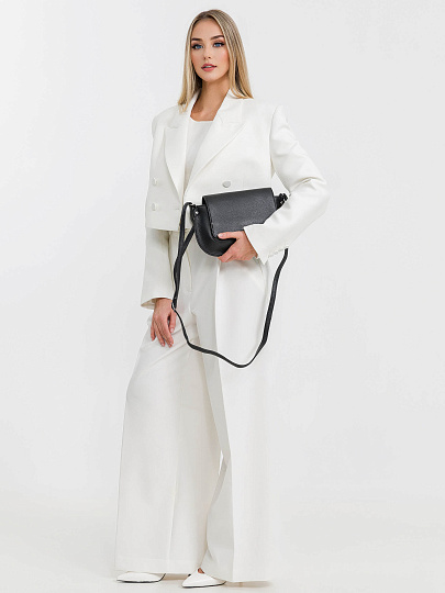 Женская сумка Dr.Koffer из натуральной кожи чёрная