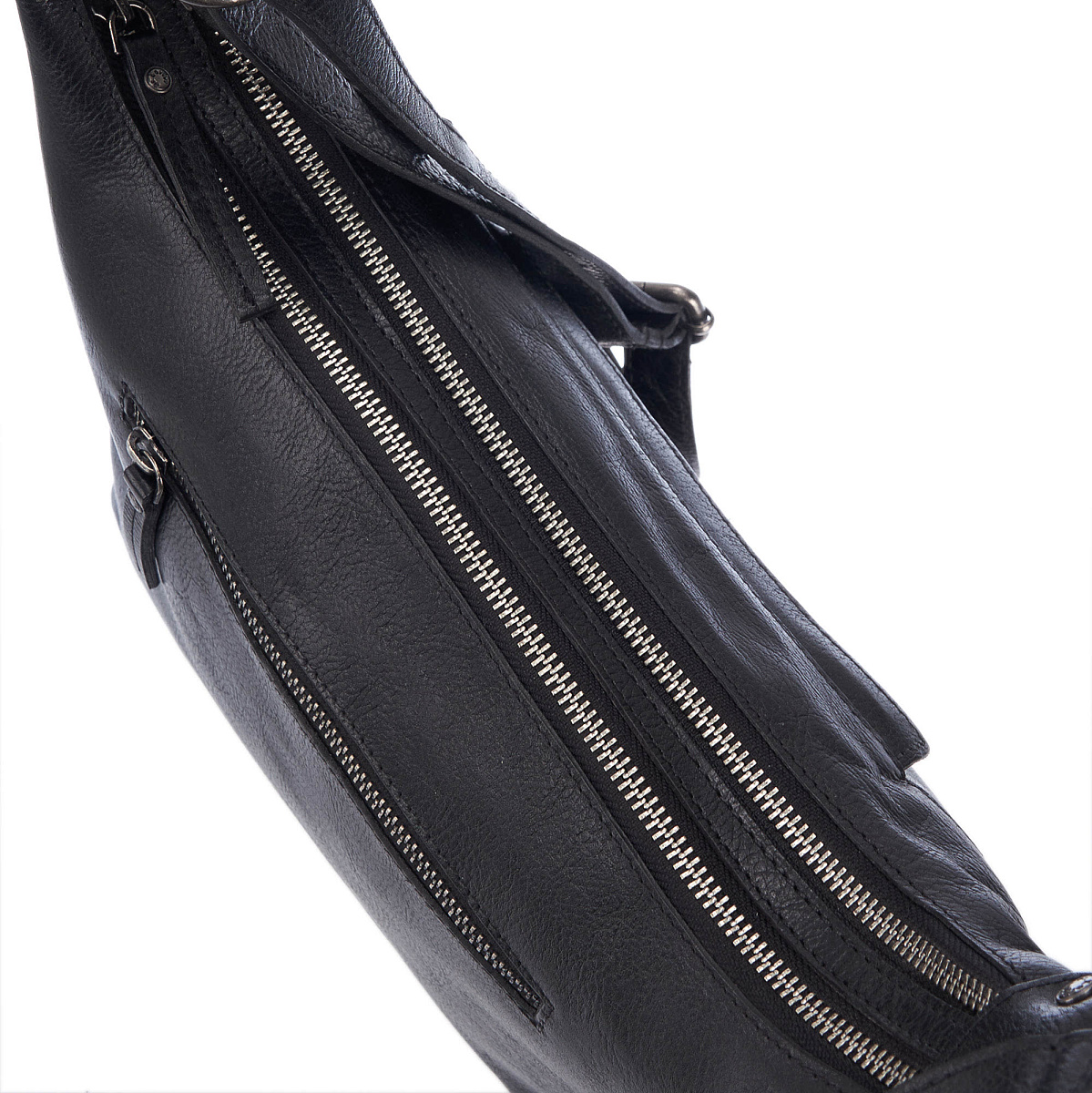 Женская сумка Dr.Koffer из натуральной кожи чёрная