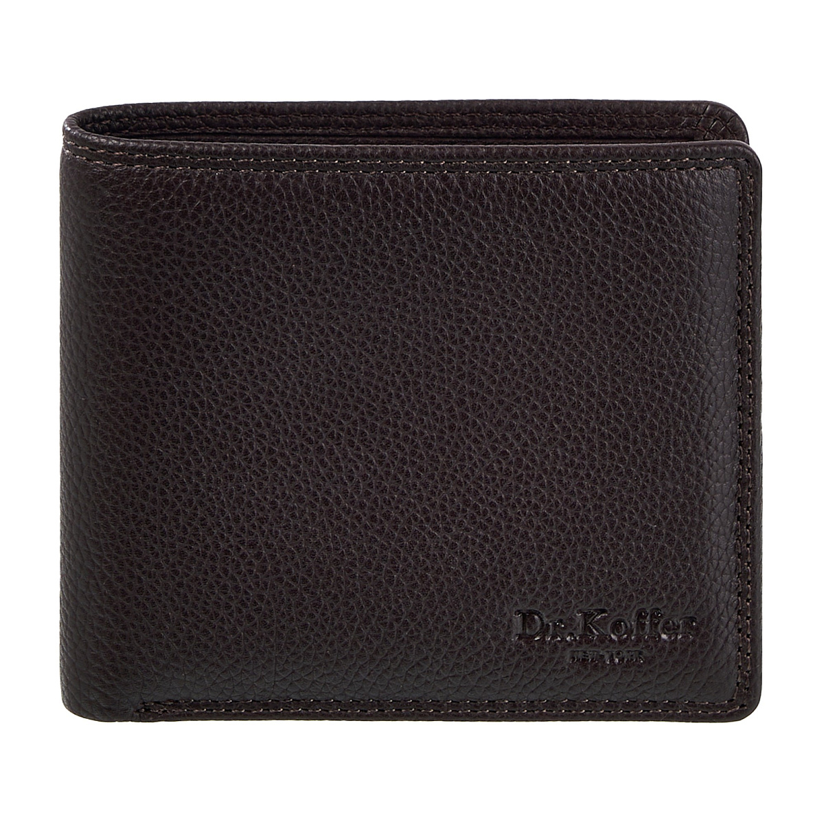 Портмоне Dr.Koffer из натуральной кожи коричневое