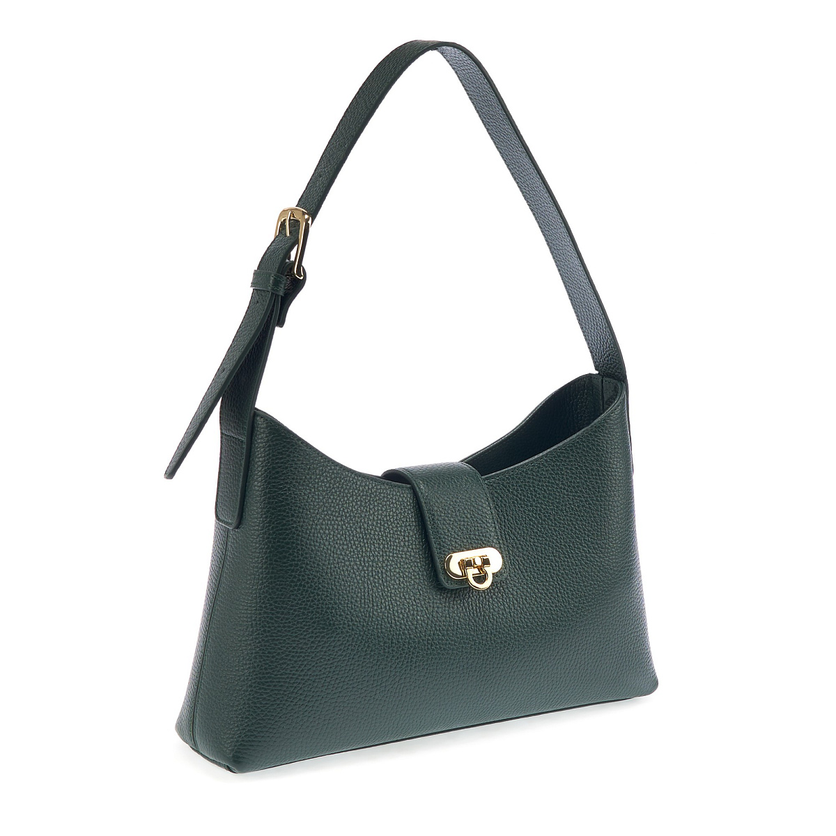 Женская сумка  Dr. Koffer из натуральной кожи зеленая