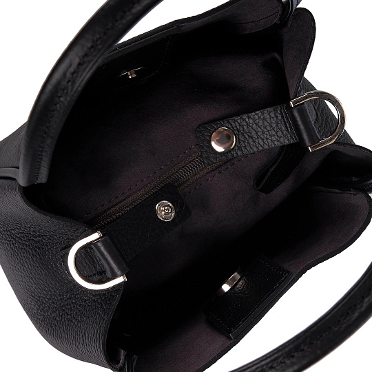 Женская сумка Dr. Koffer из натуральной кожи черная