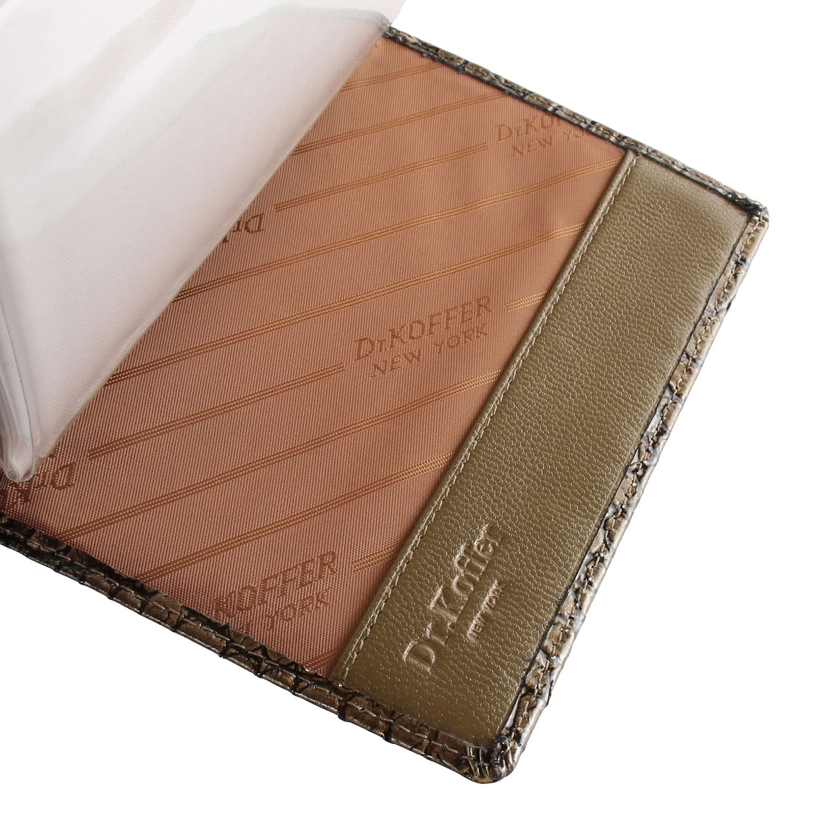 Обложка для паспорта/автодок из натуральной кожи Dr. Koffer