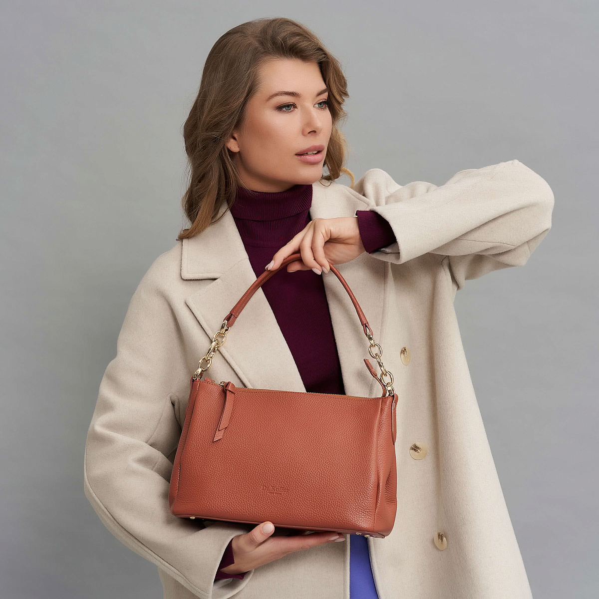 Др.Коффер 7018BR-58 хобо женское