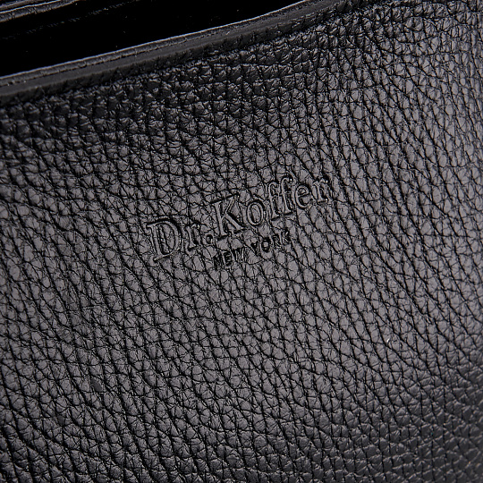 Женская сумка Dr. Koffer из натуральной кожи черная