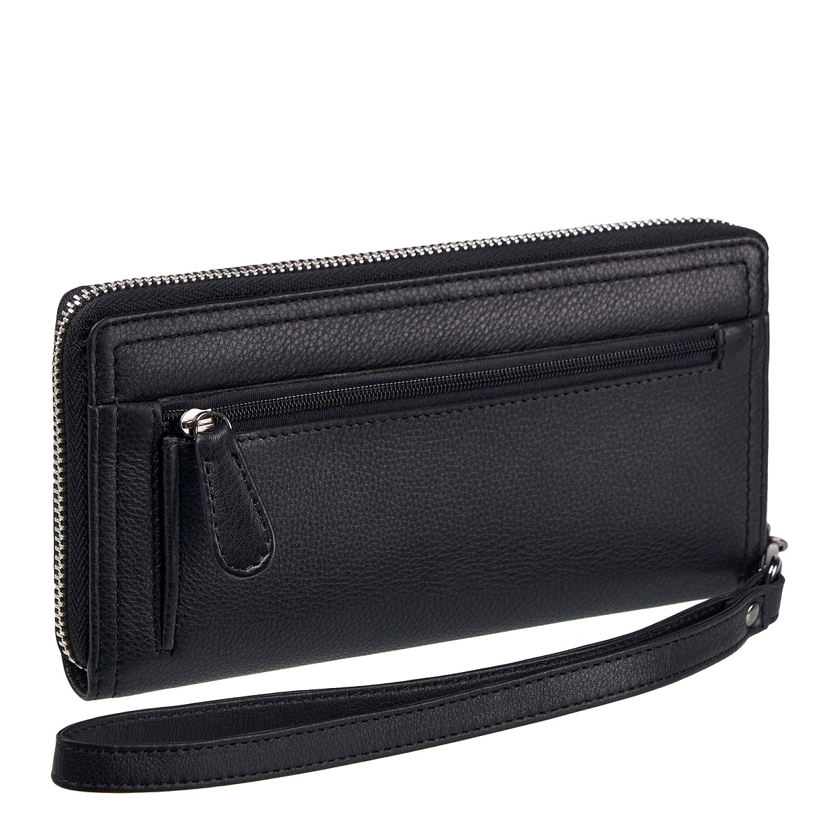 Портмоне Dr.Koffer из натуральной кожи черное