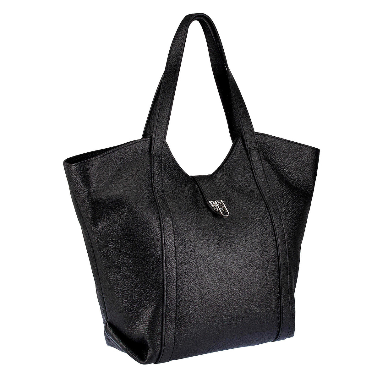 Женская сумка Dr. Koffer из натуральной кожи черная