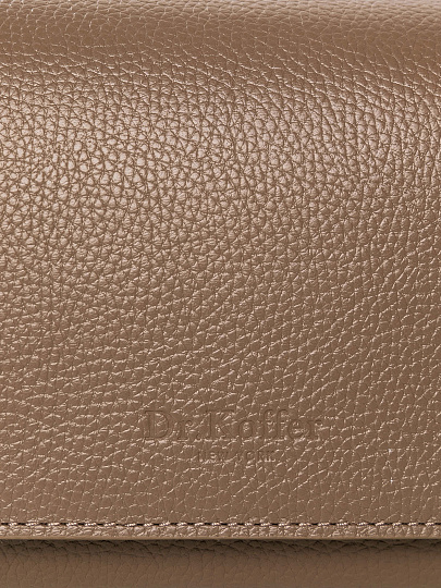 Женская сумка Dr. Koffer из натуральной кожи коричневая