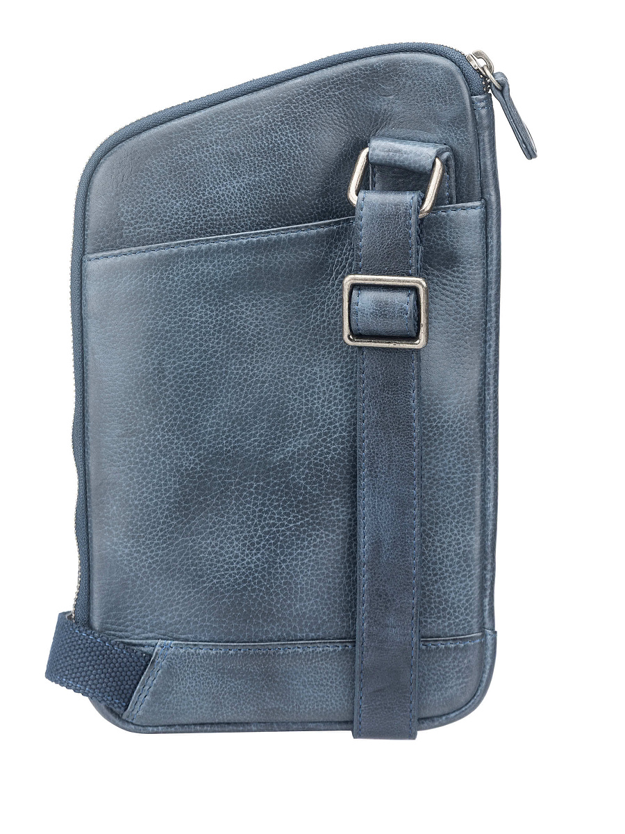 Рюкзак Dr. Koffer из натуральной кожи синий