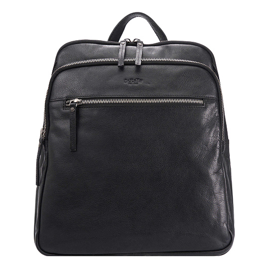 Рюкзак Dr.Koffer из натуральной кожи черный