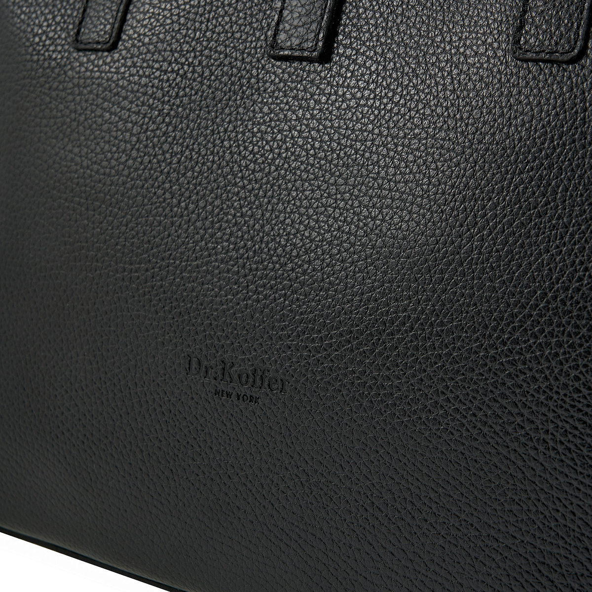 Женская сумка Dr. Koffer из натуральной кожи черная