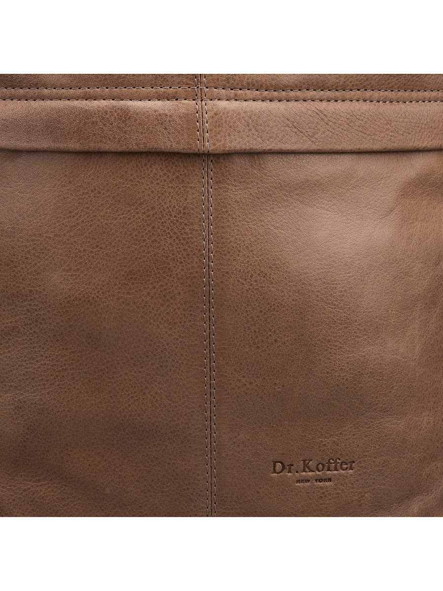 Рюкзак Dr.Koffer из натуральной кожи бежевый