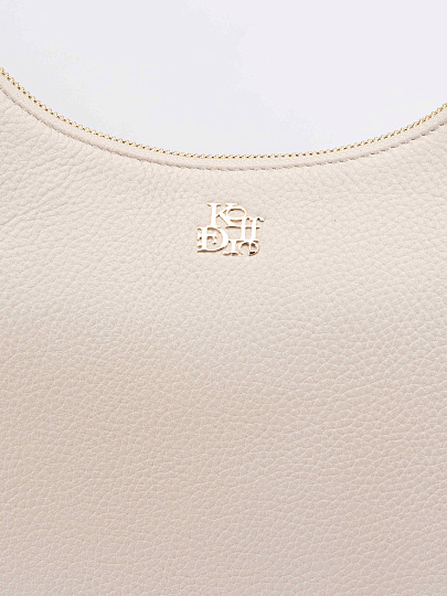 Женская сумка Dr. Koffer из натуральной кожи бежевая