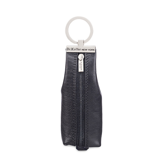 Ключница Dr.Koffer из натуральной кожи черная
