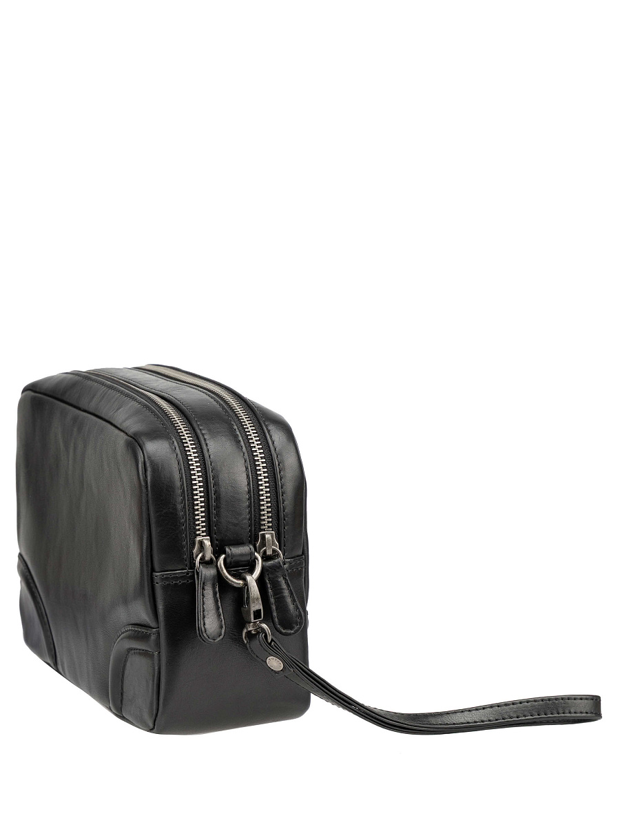 Сумка-визитка Dr. Koffer из натуральной кожи черная