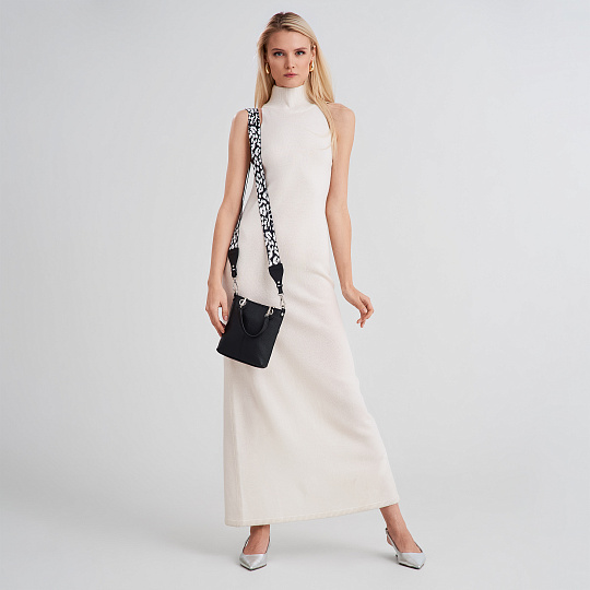 Женская сумка Dr. Koffer из натуральной кожи черная