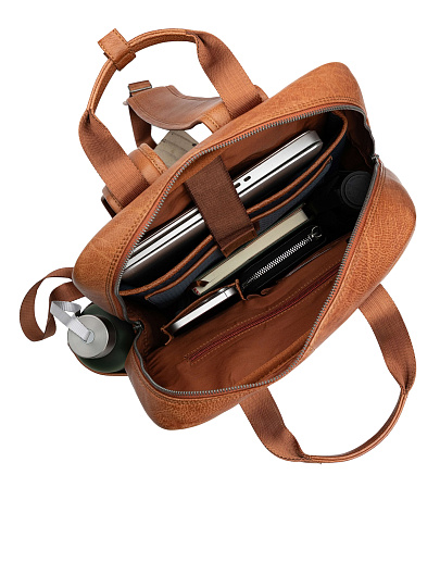 Рюкзак Dr. Koffer из натуральной кожи светло-коричневый